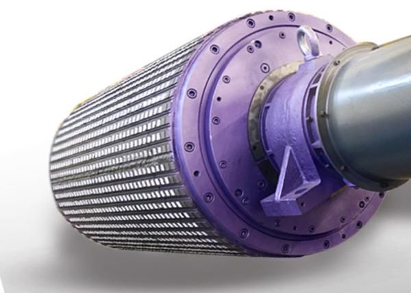 Permanent Magnet Belt Conveyor Drum 90% System Efficiency 380V