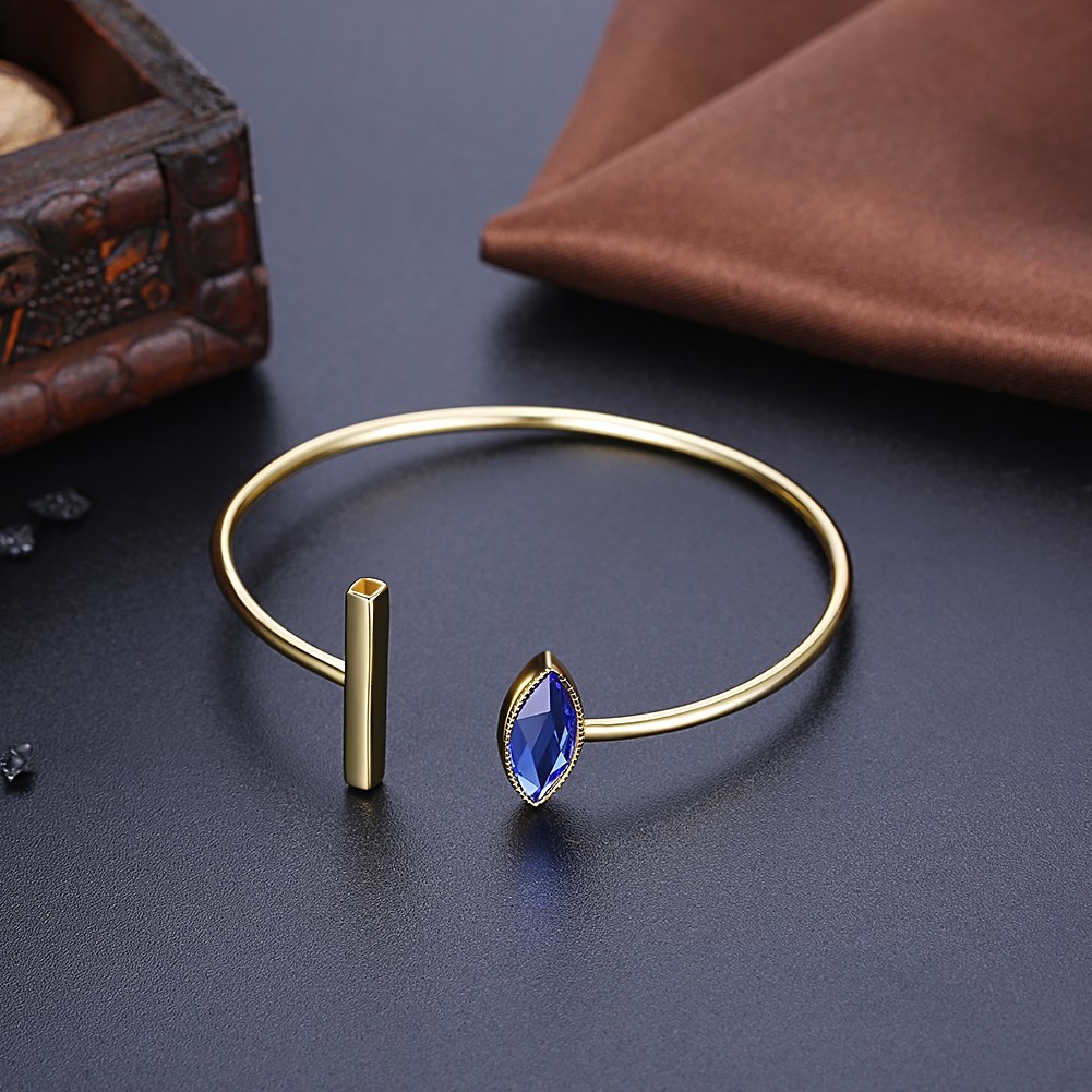 Blue Diamond Sterling Silver Jewelry Bracelets