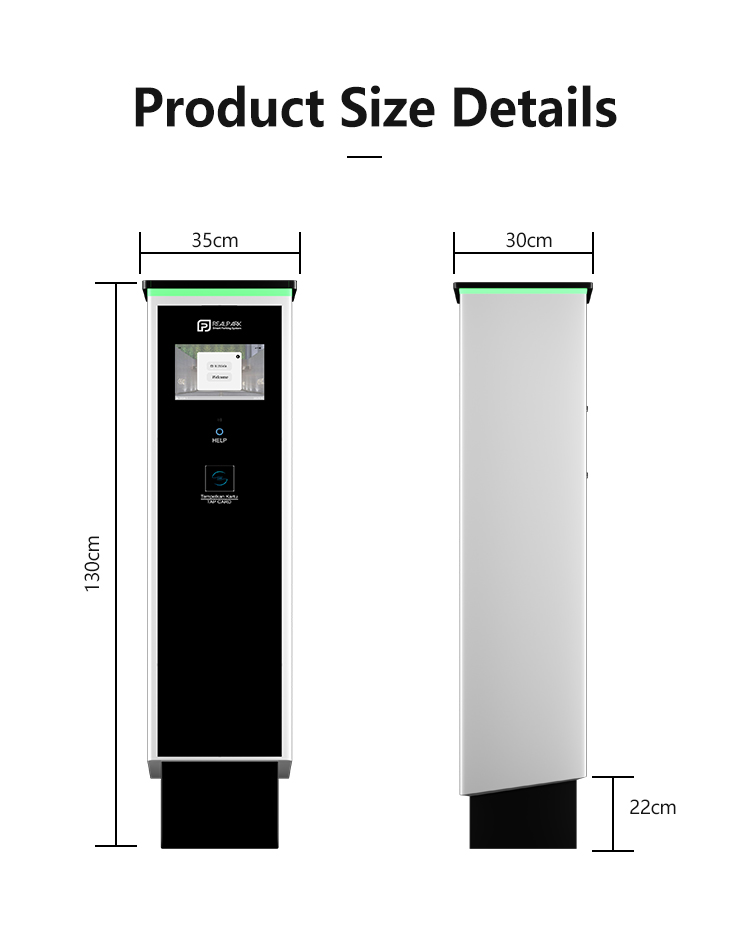 Indonesia Parking Ticket Kiosk Solution Entry Ticket Parking System