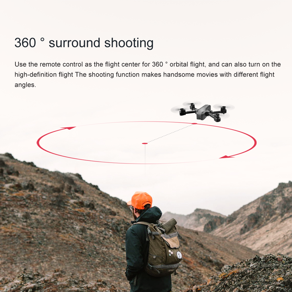 New style radio control Mavic Pro 4K long range Optical flow GPS S176 drone with camera and gps