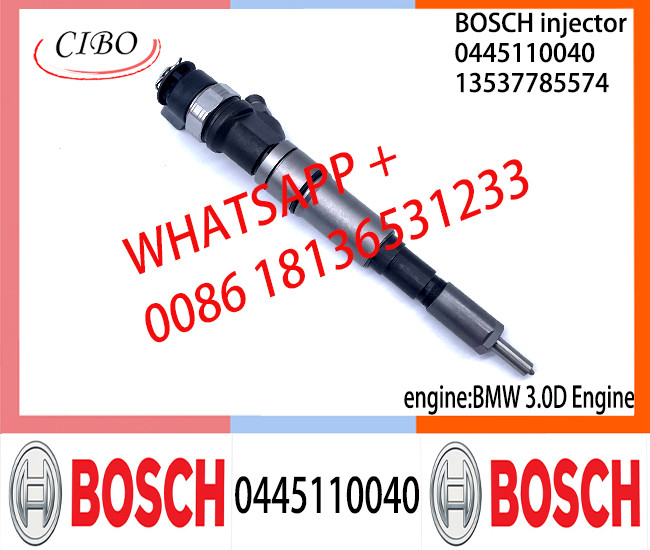 Diesel Common Rail Injector0445110040 13537785574 0445110041 0986435095 13537785985 for BMW 3.0D