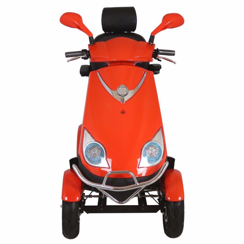Brushless Gearless Motor 48V-60V 20AH 500W 4 Wheel Electric Mobility Scooter with Drum Brake