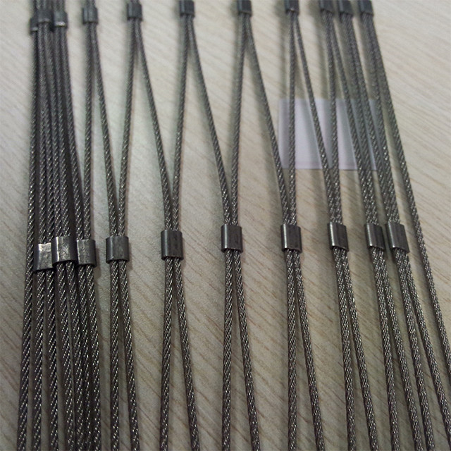 Anping high quantity SS Rope Wire Mesh