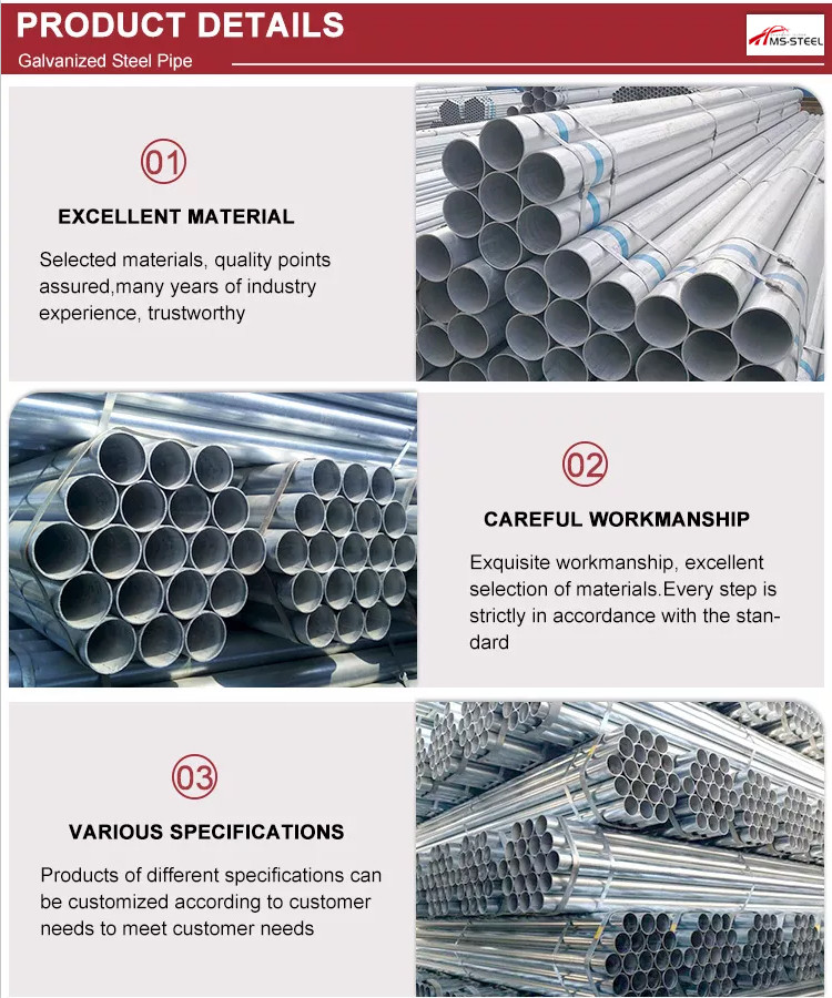 2 X 21' 2 X 10' Galvanized Steel Pipe Schedule 40 Seamless 4 Inch 1.5 Inch 10 Inch