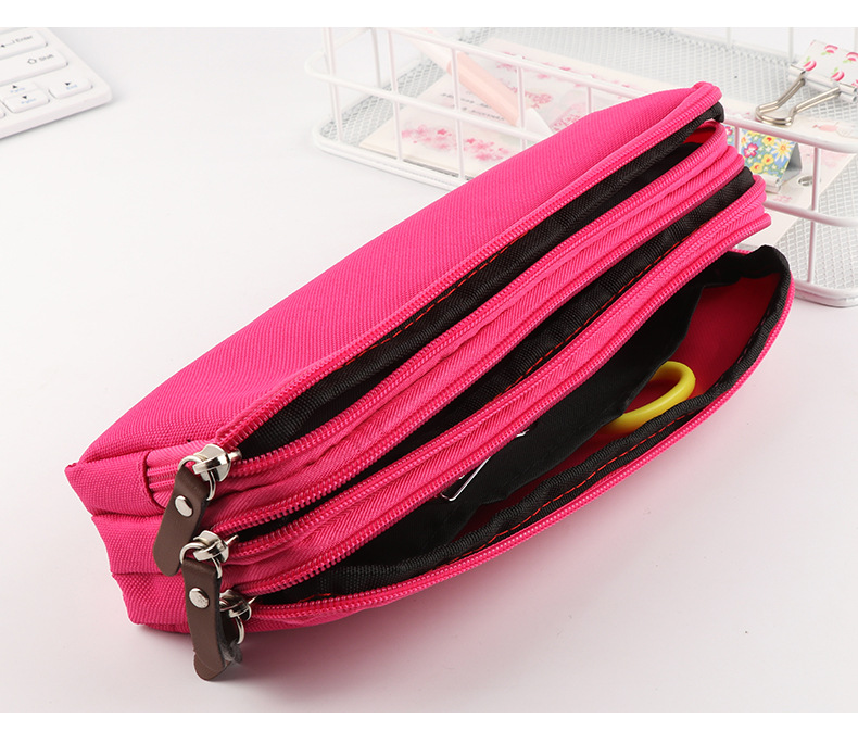 Large Capacity Pencil Case School Pen Case Supplies Pencil Storage Bag Students Pencil Cases Big Pen Box Pouch Stationery
