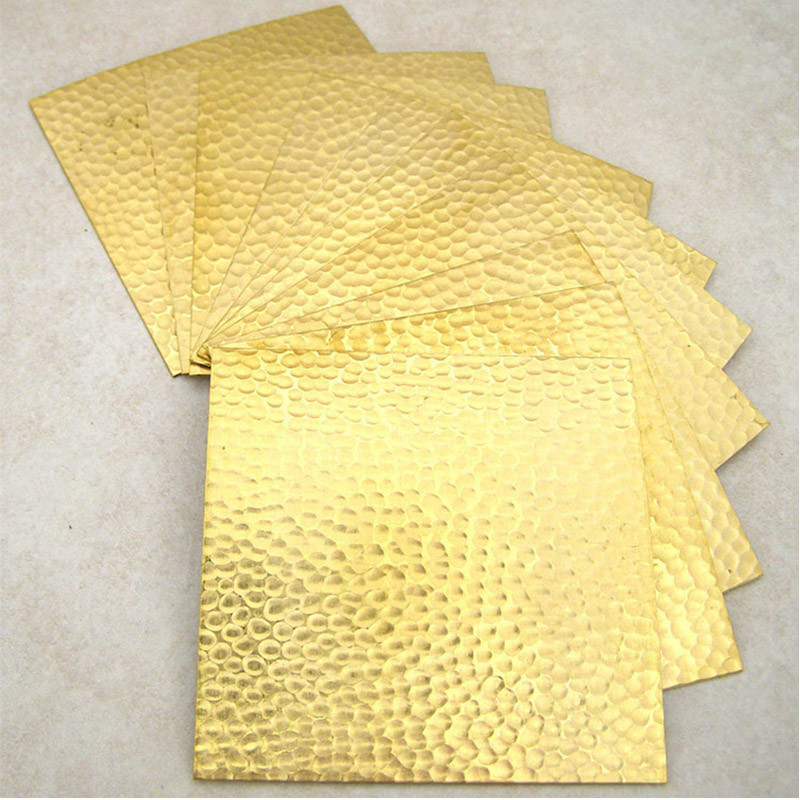 201 304 316 Hand Hammered Texture Brass Color hammered stainless steel sink Metal Sheet