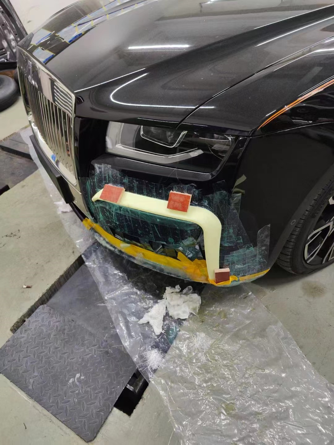 OEM Ghost Rolls Royce Body Kit MSY Style Carbon Fiber Skirt