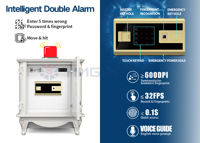 Thickened Bolts Smart Safe Box Biometric Fingerprint Lock YB/NS-58