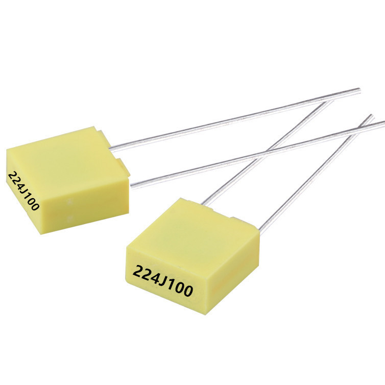 CL23X P5MM Metallized Polyester Film Capacitor 224J 100V For Automotive Electronics
