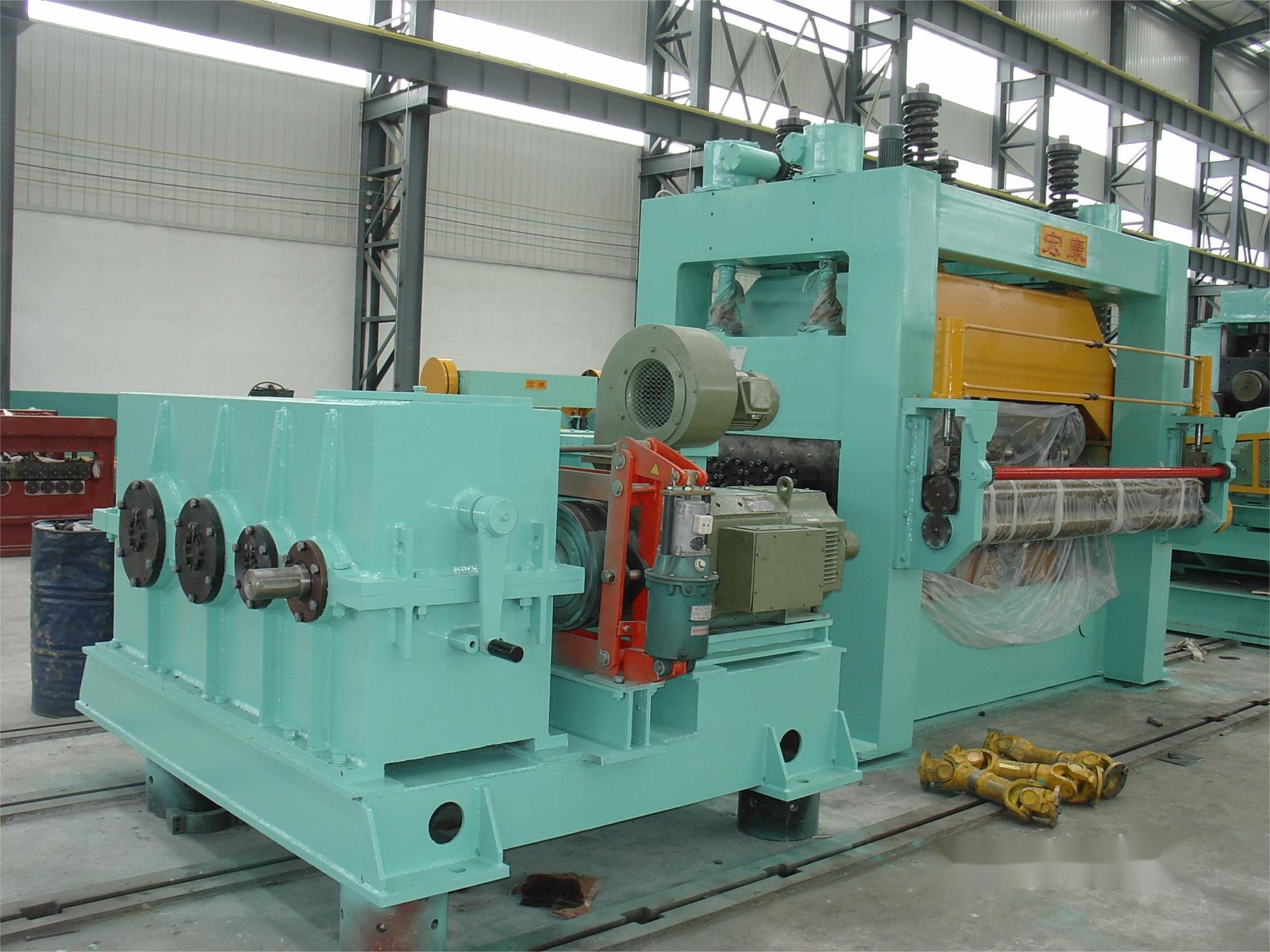 Video Outgoing-Inspection Provided Steel Coil Flattening Leveling Rewind Machine