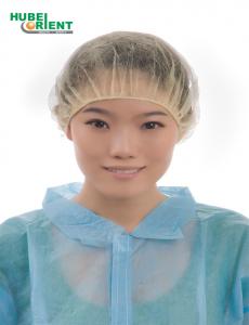Buy cheap Medical Nonwoven Bouffant Cap Head Cover Hair Covers Disposable Hat-Cap Hair Surgical Bouffant Cap With Single Elastic product