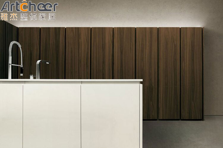 Kitchen Furniture Customized Modern Kitchen Cabinet With Design Lacquer Finish