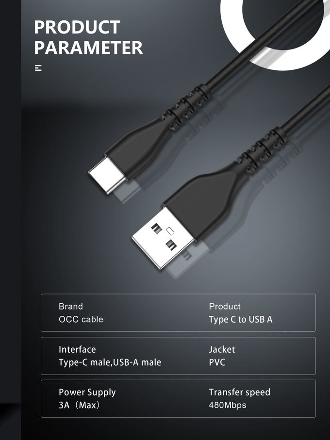 10FT 3M Long USB Type C Charging Cable Fast Charging CE Listed Samsung Galaxy S20 Use