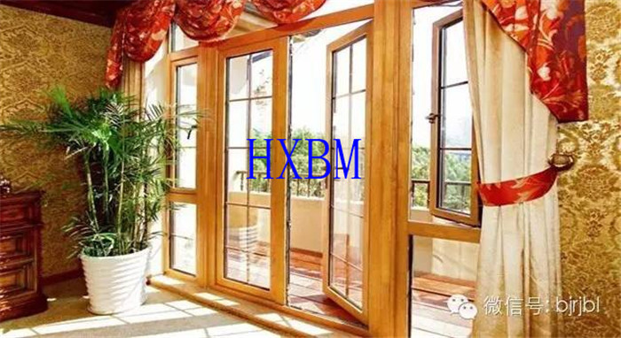 Contemporary Home Aluminium And Wood Windows , 5mm Glass Double Glazed Windows