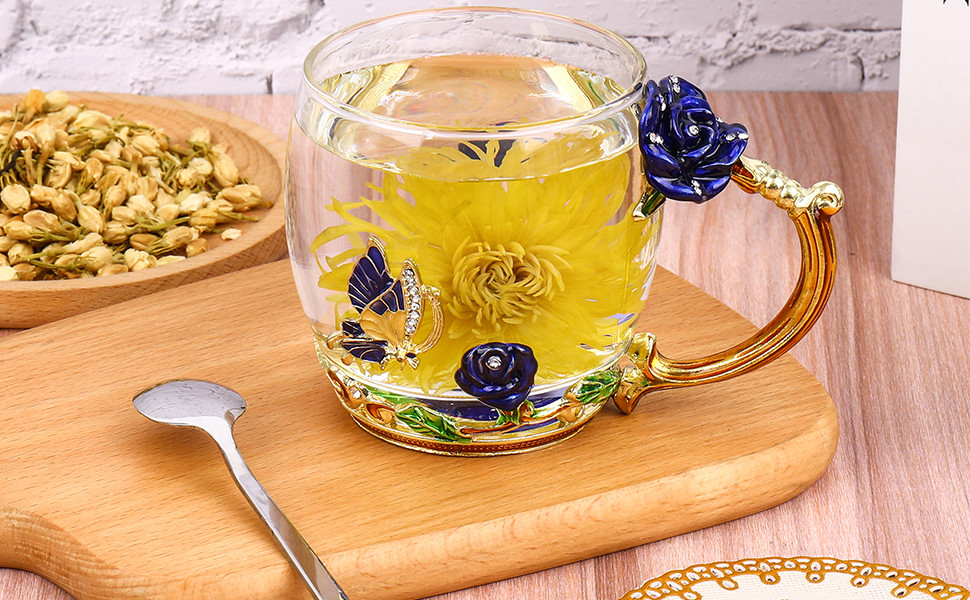 Birthday Gifts Tea Party Cups And Saucers Set With Spoon