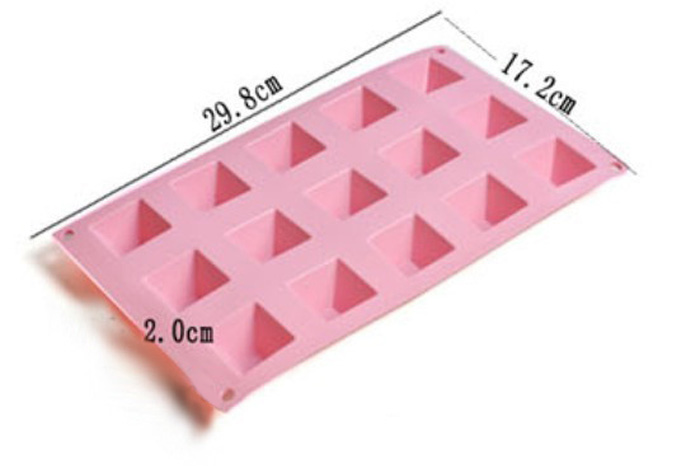 Silicone manufacturer Silicone baking tools 15 cup silicone ice/chocolate mold SB-004