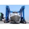 Buy cheap Yello Blue Rubber Tyred Gantry Crane For Boat Yacht Handling Electric Motors from wholesalers