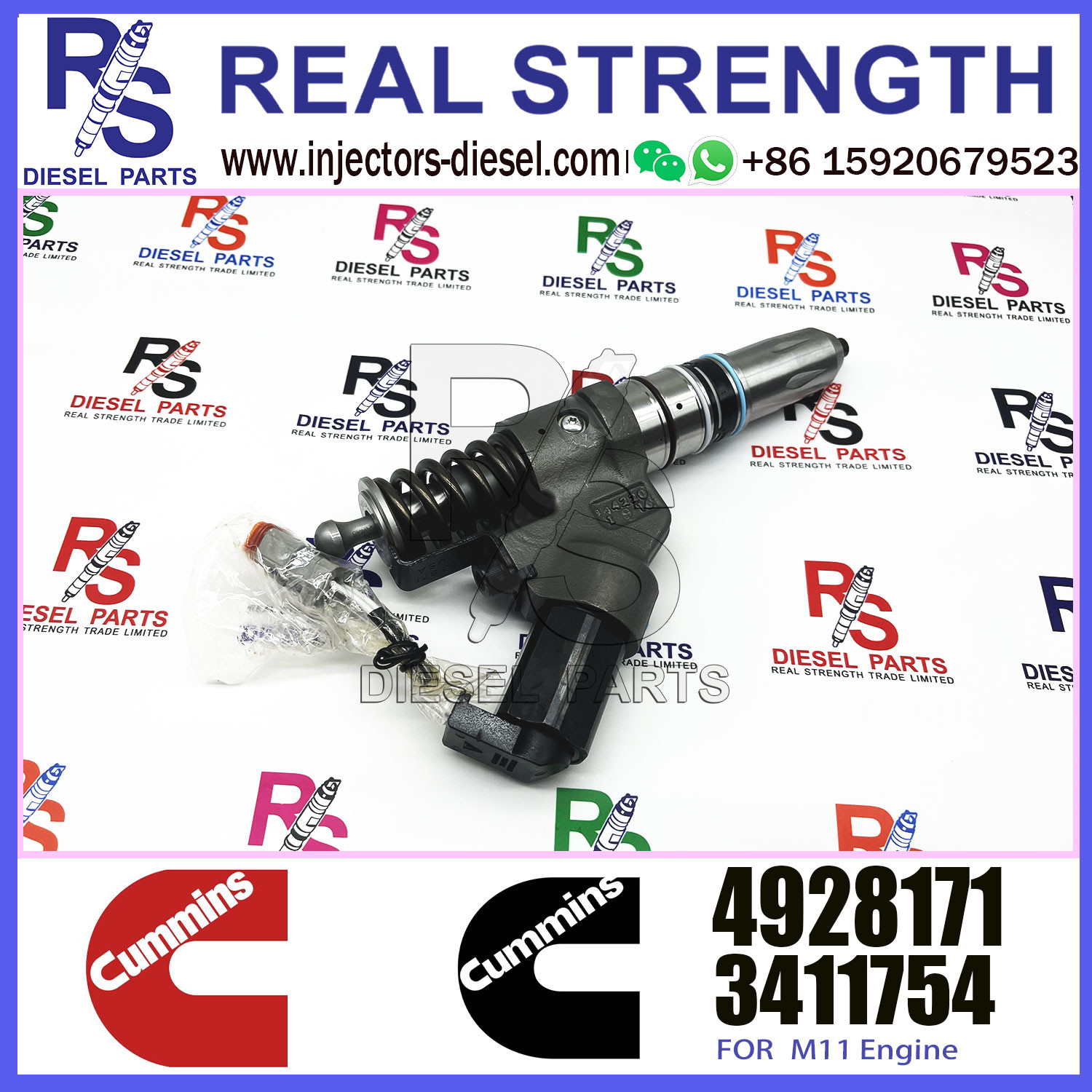 OTTO M11 Fuel Injector Assembly 4026222 4903472 4061851 4903319 3095040 4902921 3411756 4903084 3411754 4928171