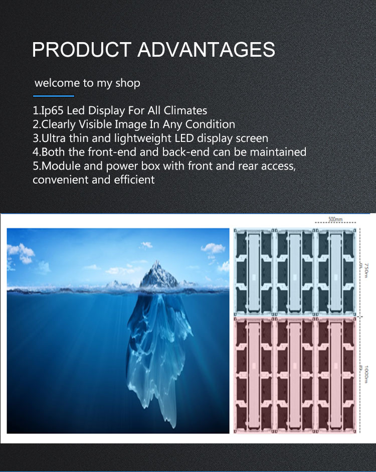Full Color Outdoor LED Digital Sign Board P4.8 For Advertising Video Wall Display