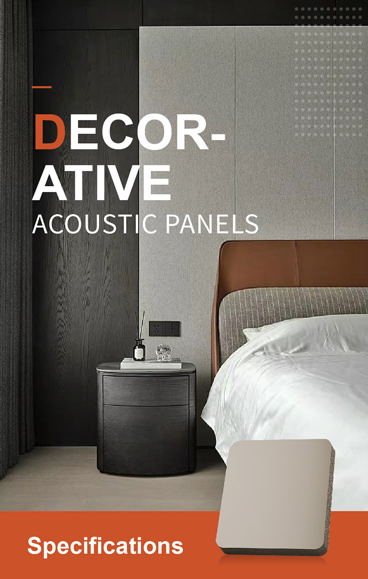 12mm Thick Decorative PET Acoustic Panels For Nursery Reduce Noise