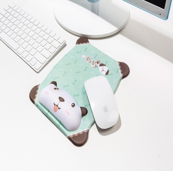 Odorless GEL Mouse Pad , Photo Mouse Pad With Wrist Rest