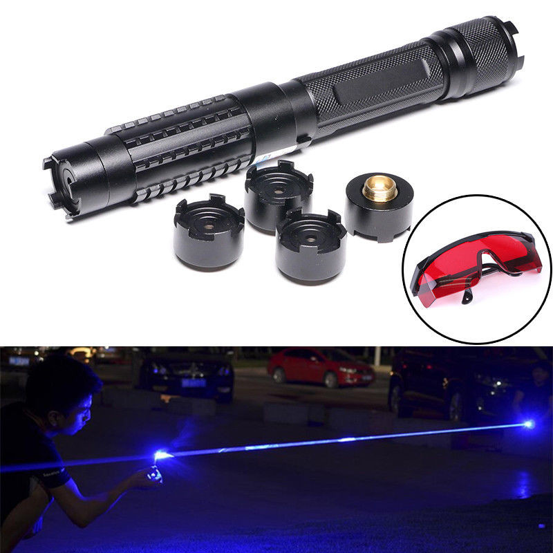 Five Lazer Head Blue Laser Pointer / Portable Torch Powerful Laser Pen