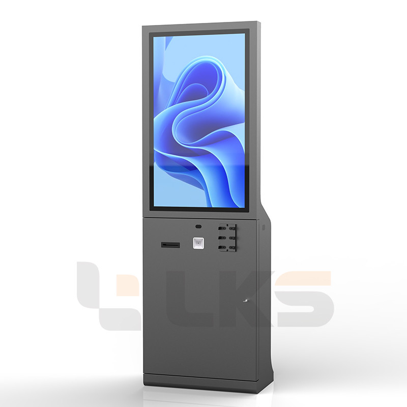 Amusement Park Ticket Vending Kiosk Machine with 43 Inch Touch Screen and QR Scanner