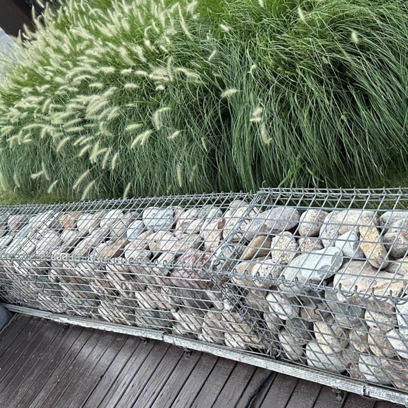 Hot Dipped Galvanized Welded Stone Fence Gabion Wall for Outdoor Building Decoration