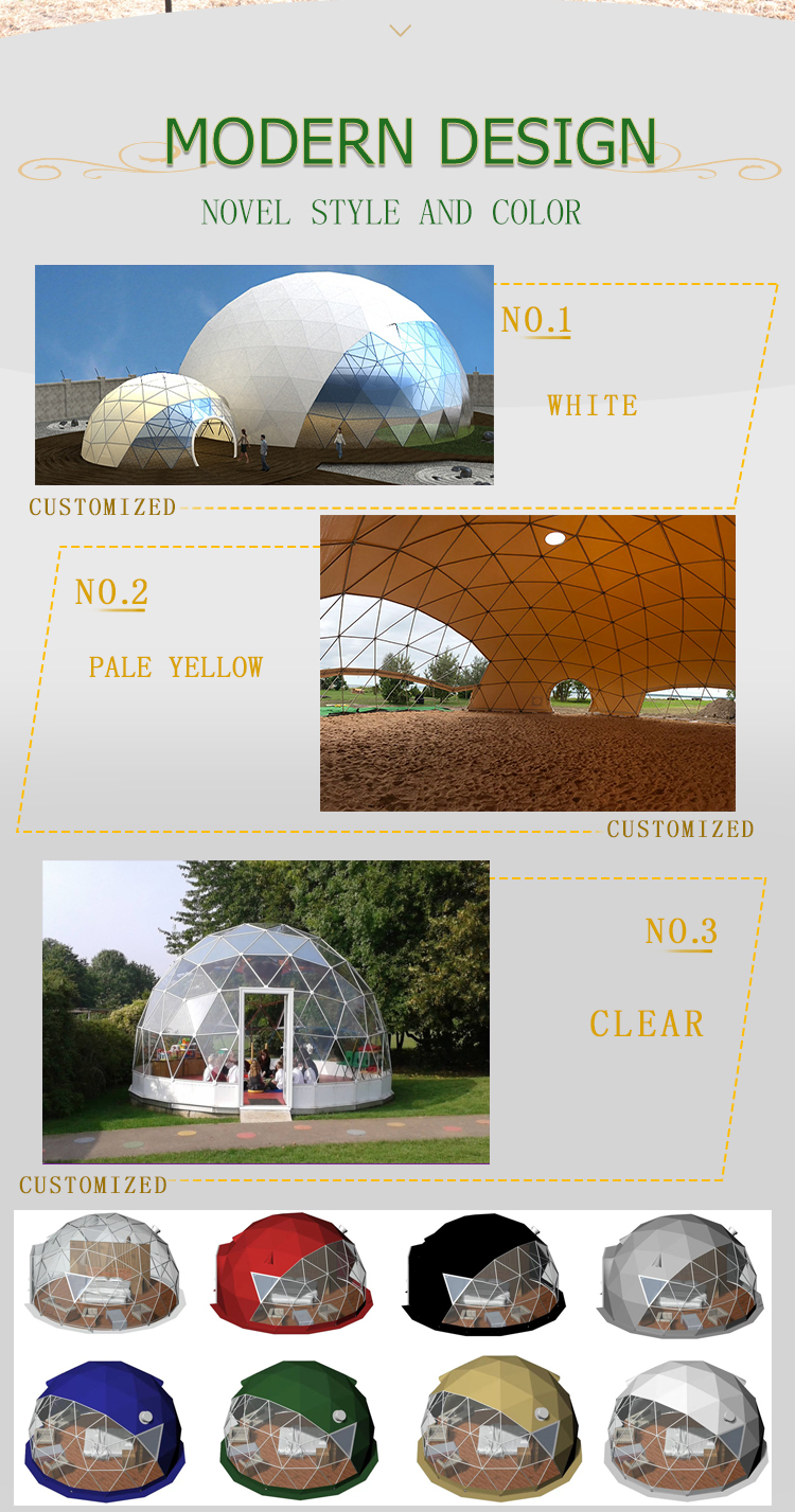 Luxury Igloo glamping resort geodesic dome tent