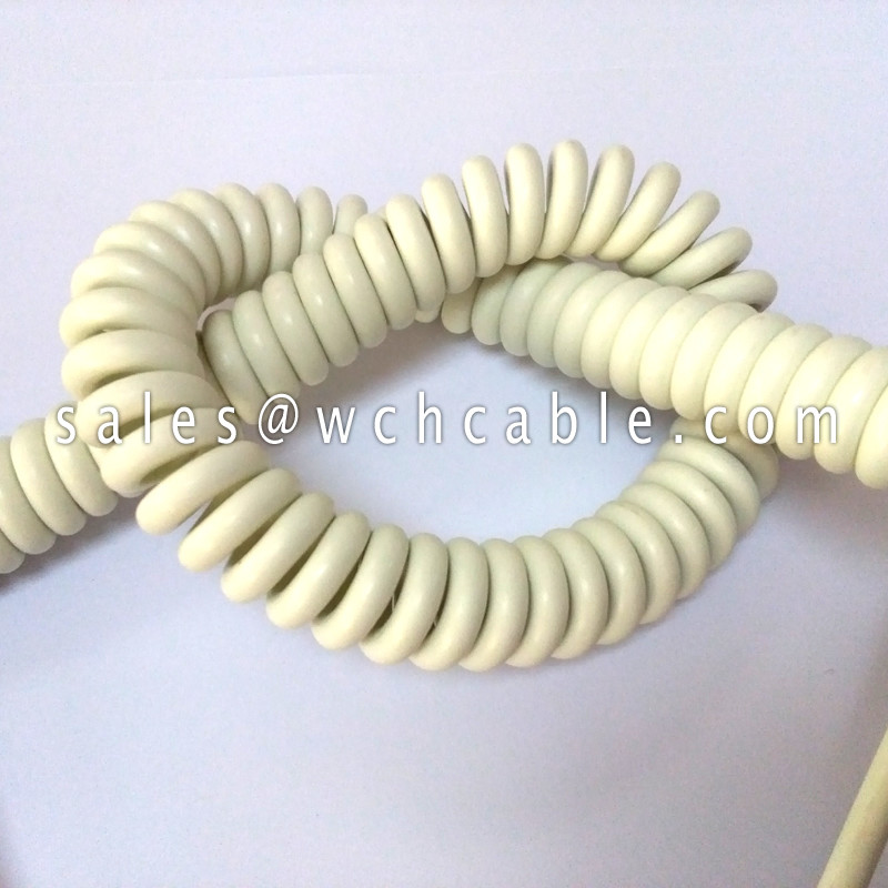 UL21139 World Factory Manufactured Electrical Power Spring Spiral Cable 60C 300V