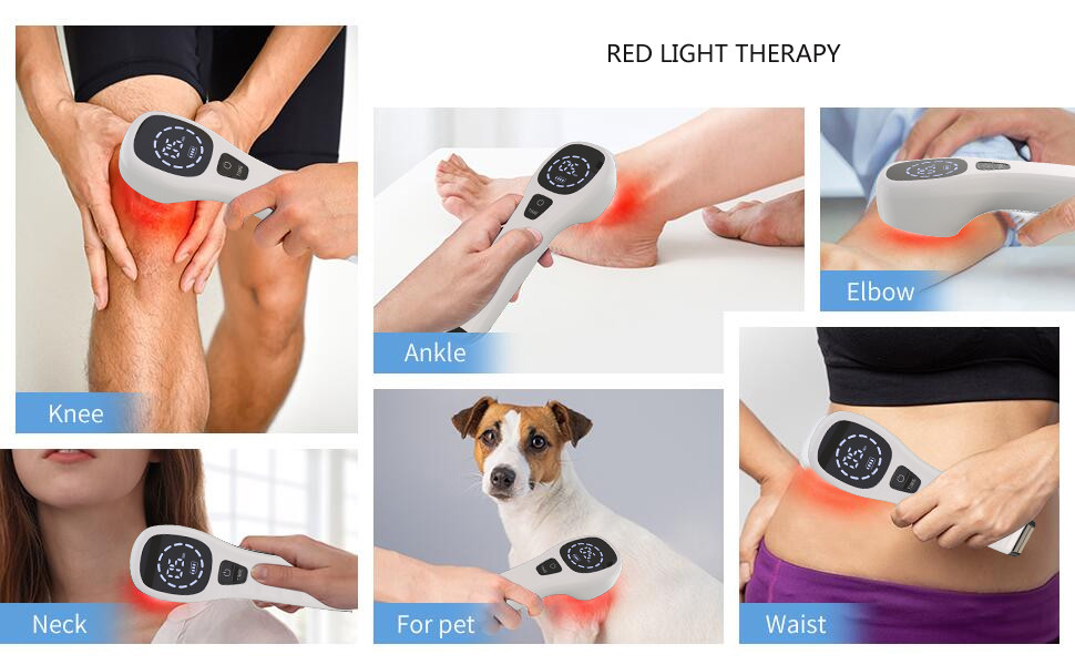 Handheld Wound Cold Laser Therapy Device For Pain Relief Muscle Reliever