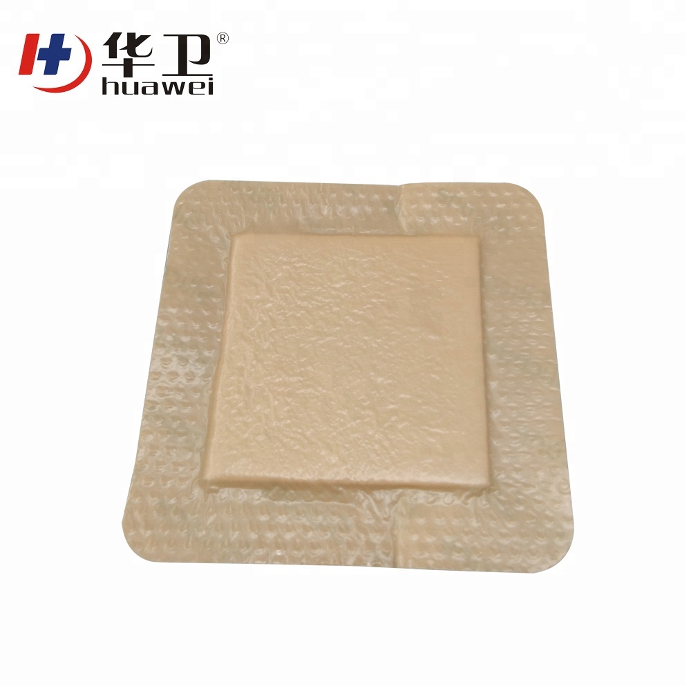 15*15cm advanced wound care high absorbent silicone wound dressing