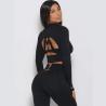 Buy cheap Wholesale 3 Piece Sportswear Long Sleeve Crop Top Pant Yoga Workout Set Women from wholesalers