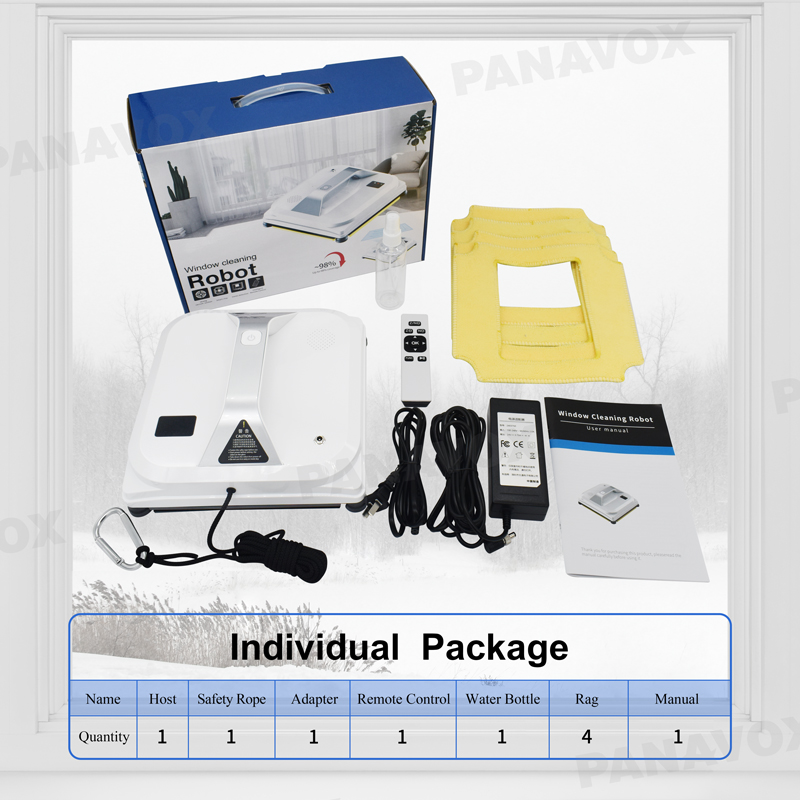 Advanced Technology Customized Wet Dry Window Cleaning Robot Machines Vacuum Cleaner
