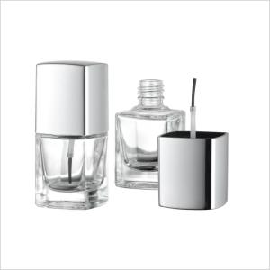 Buy cheap Square Frosted Nail Polish Remover Bottle 11ml UV Gel Empty Nail Polish Bottle With Brush product