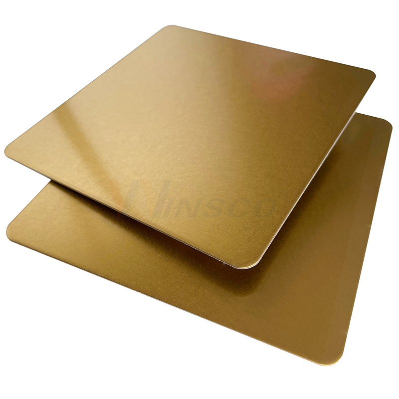 Vibration Titanium Gold Surface Elevator Stainless Steel Decorative Sheet