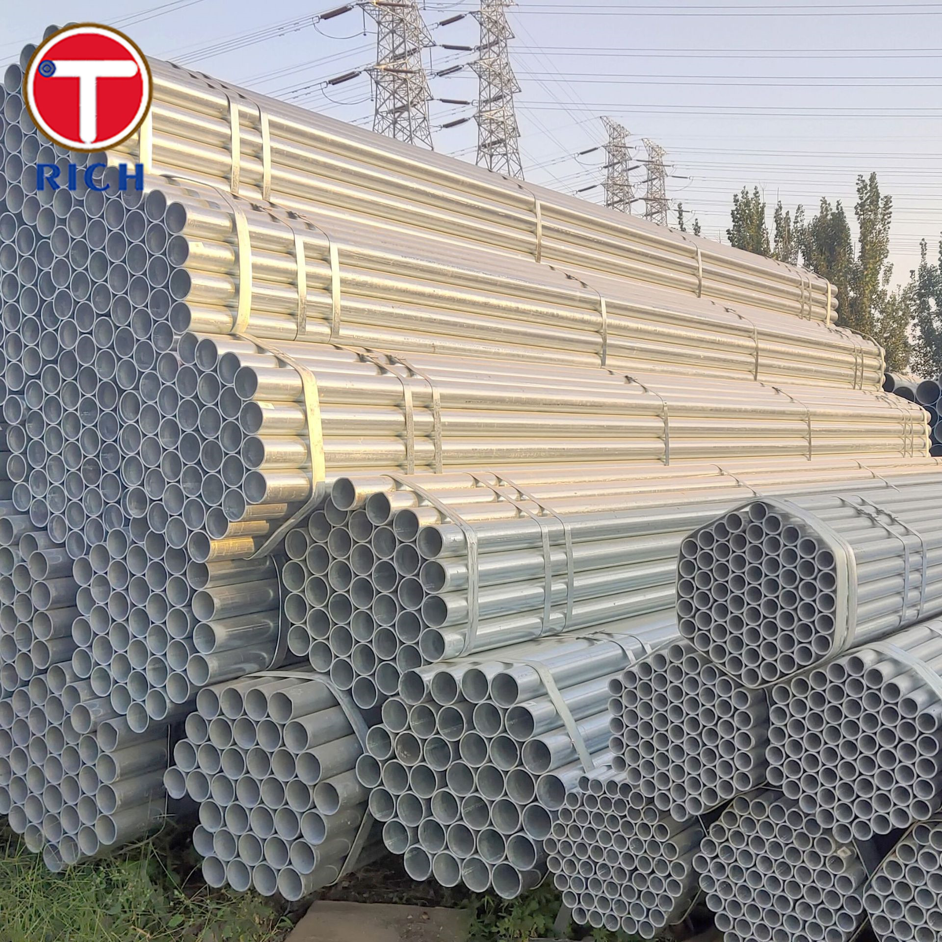 EN 10346 DX53D Cold Forming Hot Dip Coated Flat Welded Steel Tube For Automobile