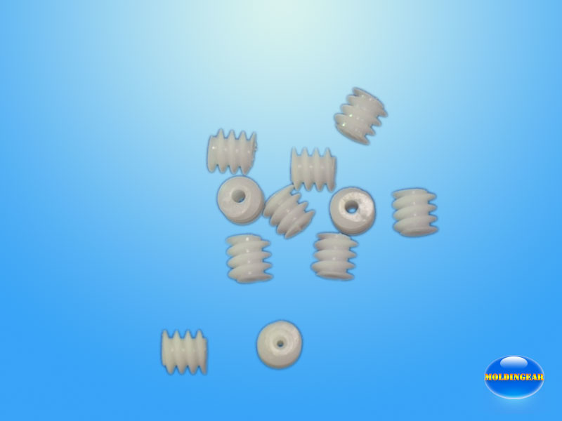 Wholesale of standard 0.5M plastic worm and worm gear in various length