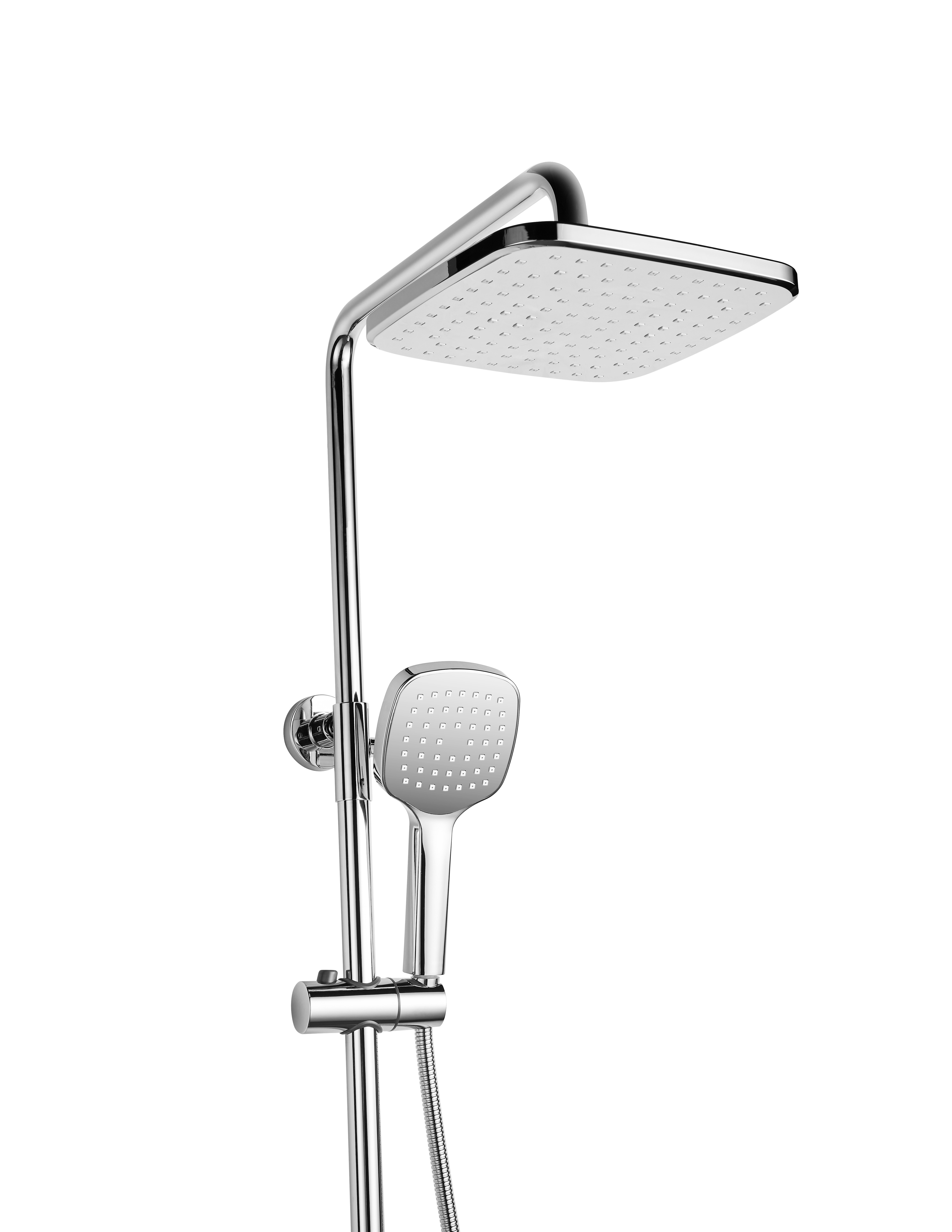 PSON Bathroom Stainless Steel Shower Set Polishing Brushed