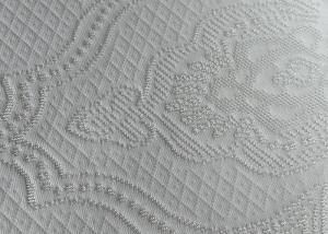 China Bed Border Waterproof Mattress Fabric Heavyweight 100% Polyester on sale