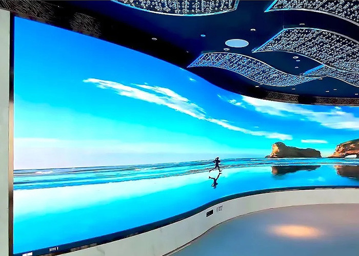 P1.8 Giant Soft Flexible Bendable LED Screen For Advertising Signage