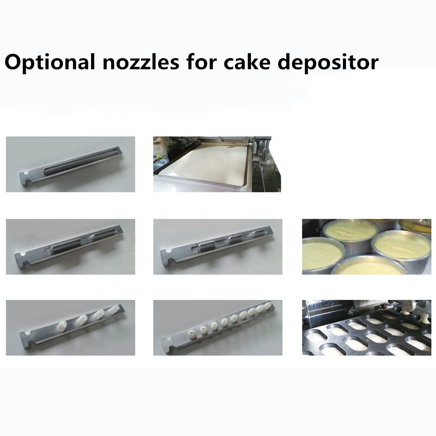 Commercial Butter Cookie Cup Cake Depositor 3KW For Snack Food Factory