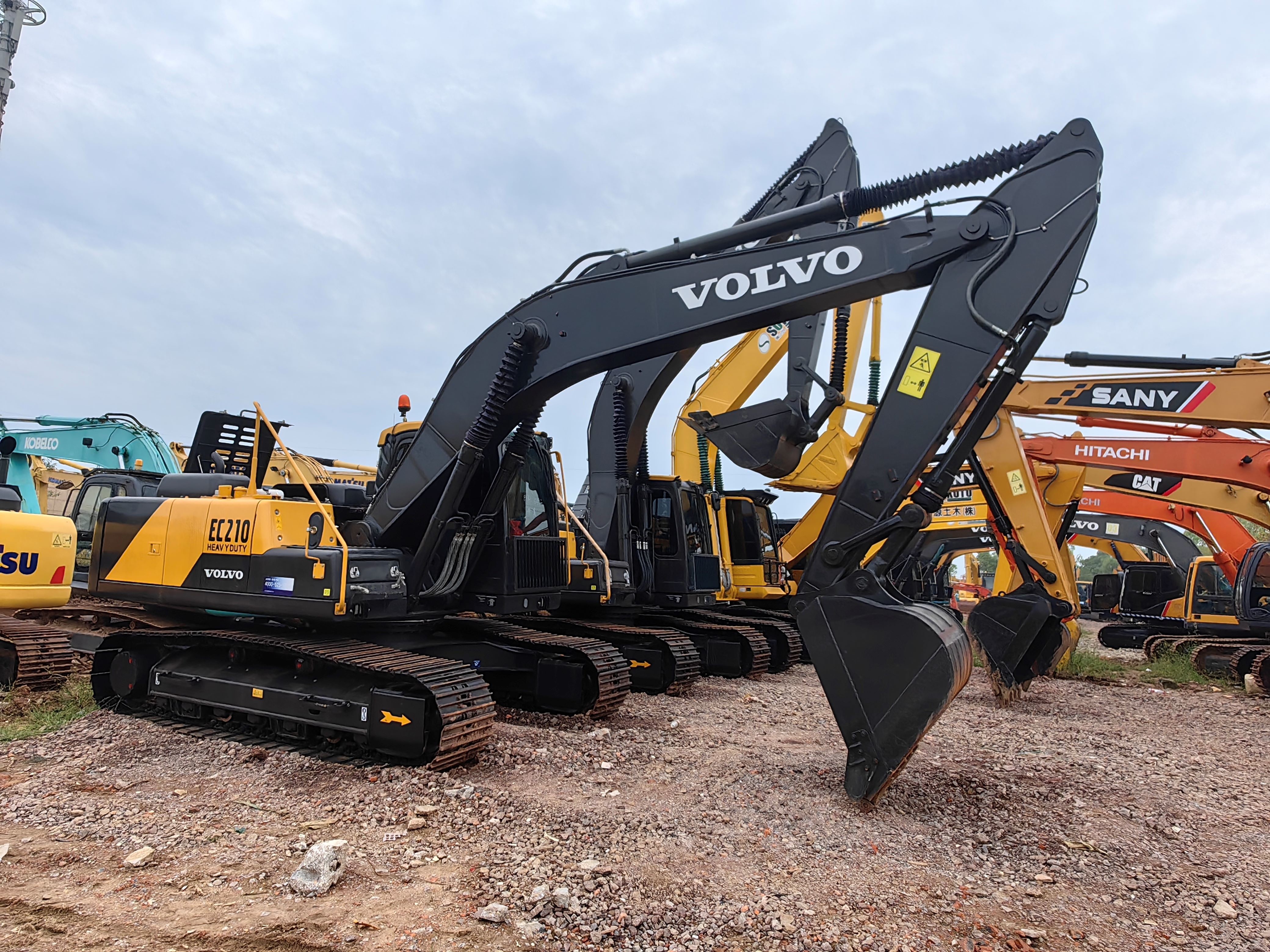 Used Volvo EC210 Crawler Excavator 21ton Second Hand Excavator Machinery Volvo 210 Digger Excavator