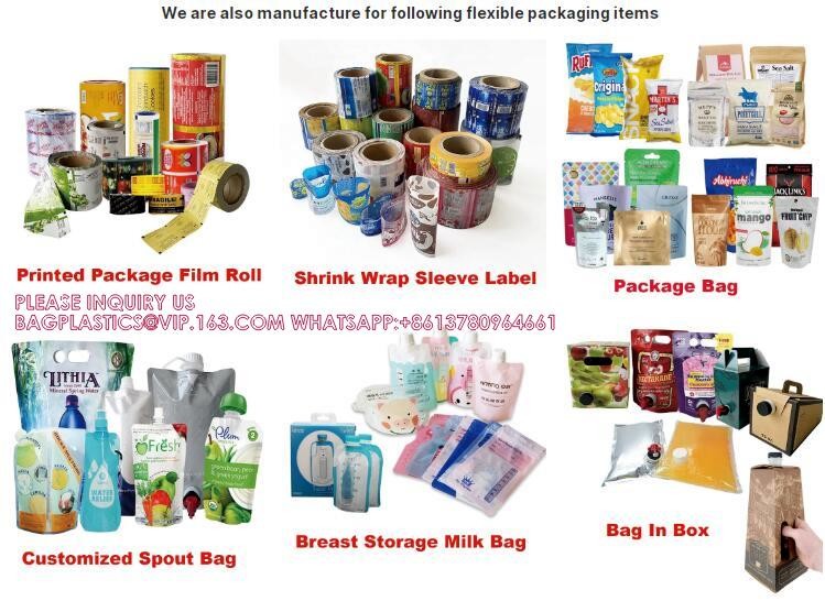 Bag In Box Liquid Gel Sanitizer Soap Refill Pouch Custom Biodegradable Kraft Paper Pouch For Food Spout Bag