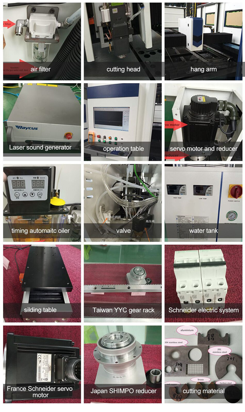 Metal Sheet 3015 Laser Cutting Machine With Separate Electric Cabinet