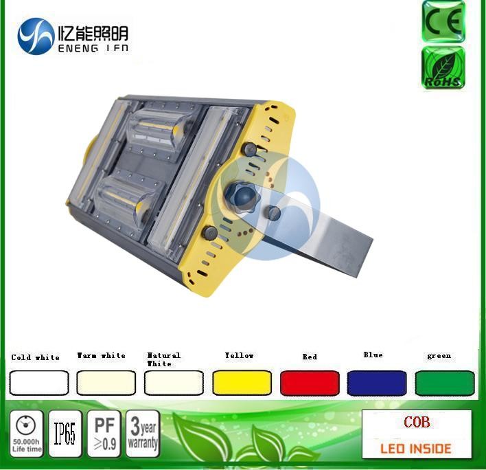 Bridgelux cob 200W 240W led flood light high bay led Tunnel lamp140LM/W Red green green blue yellow color with AC85-265V