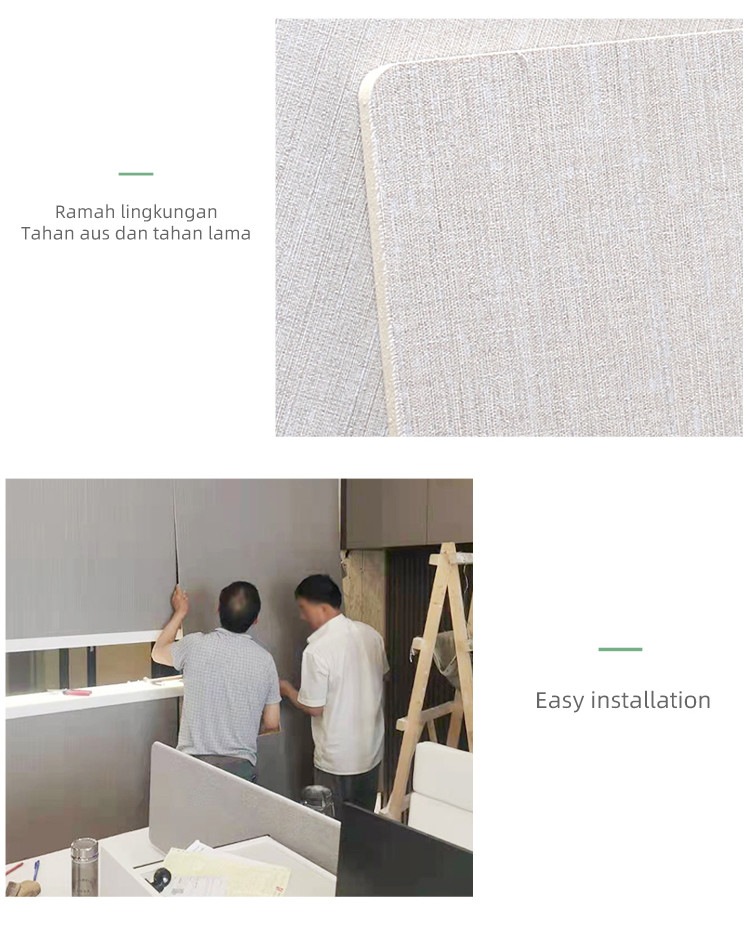 Bamboo Wood PVC Interior Decoration Wall Panel Moisture Proof