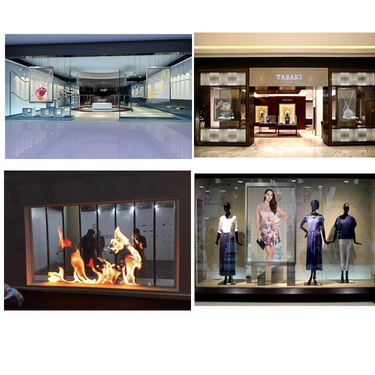 Outdoor indoor transparent led display p3.91 p7.81 for advertising