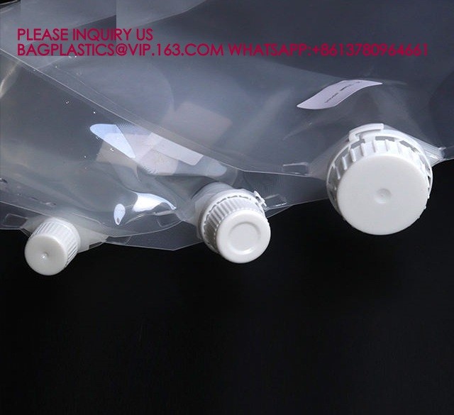 100ml 250ml 500ml 800ml Stand Up Liquid Water Doypack Bag Spout PouchJuice Sauce Drink