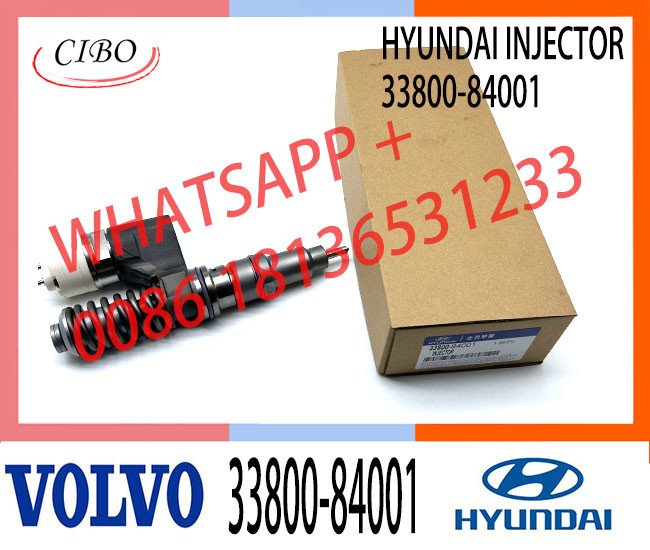 Diesel Engine Fuel Injector 33800-84001 Diesel Engine Injector 33800-84001 For Diesel Engine D6CA